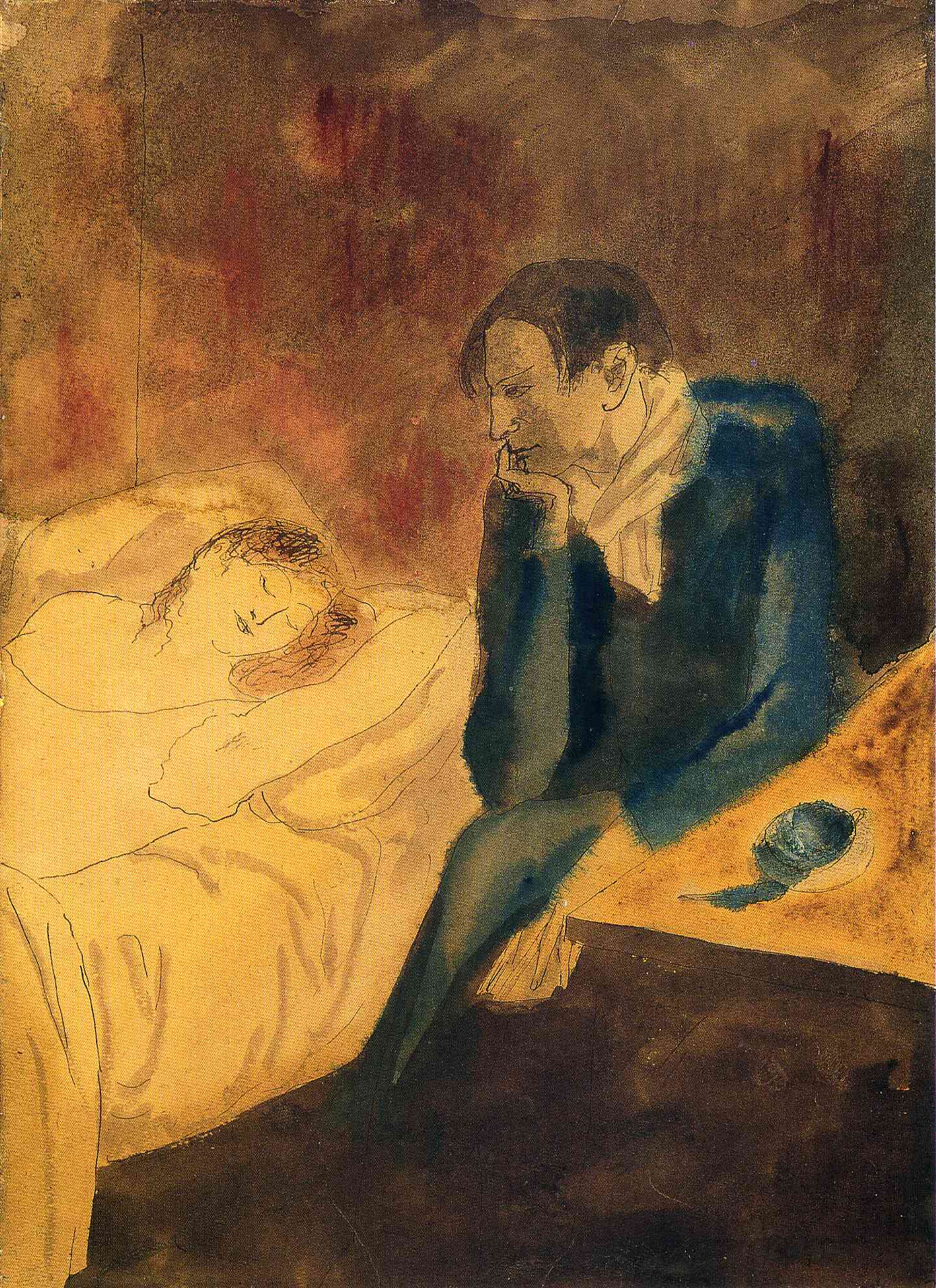 Picasso Sleeping woman. Meditation 1904