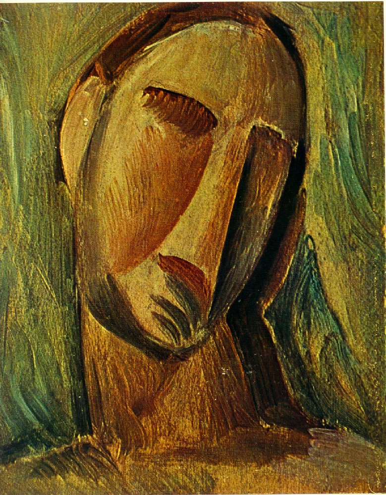 picasso head of a woman painting